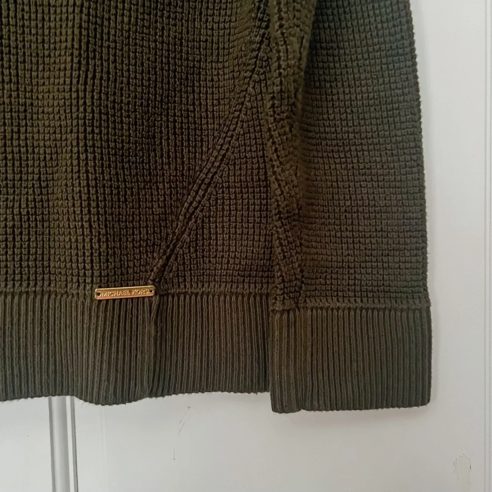 Michael Kors | Women’s Ribbed Pullover Hoodie | M - Picture 8 of 10